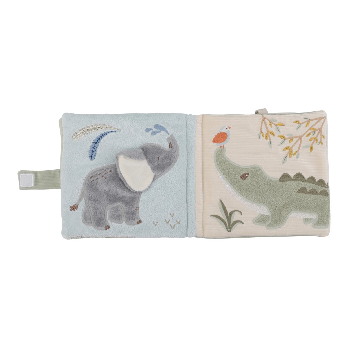 Mīkstā grāmata Safari Friends, Soft Activity Book Large, Little Dutch