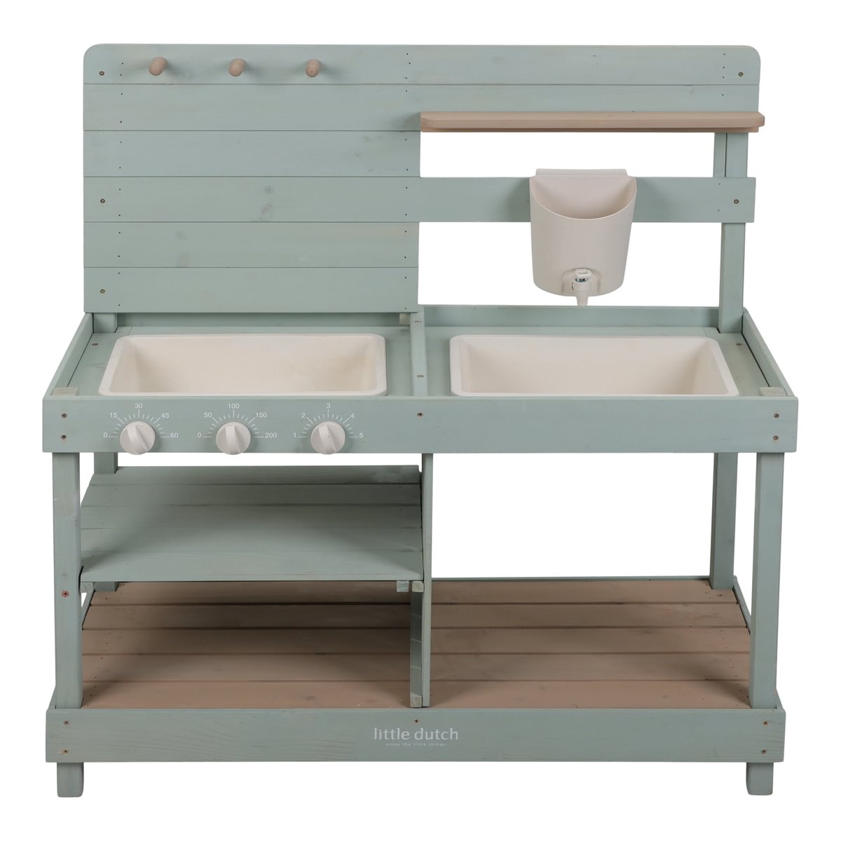 Āra virtuve bērniem, koka, Outdoor Mud Kitchen Green, Little Dutch, LD9128