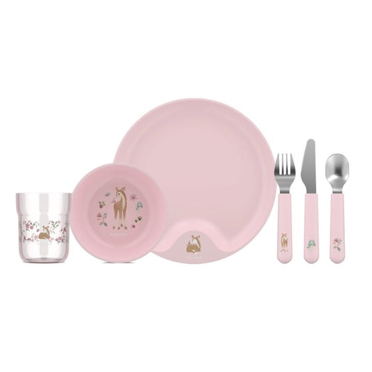 Bērnu trauku komplekts Fary Garden, Children dinnerware, 6 vienības, Little Dutch