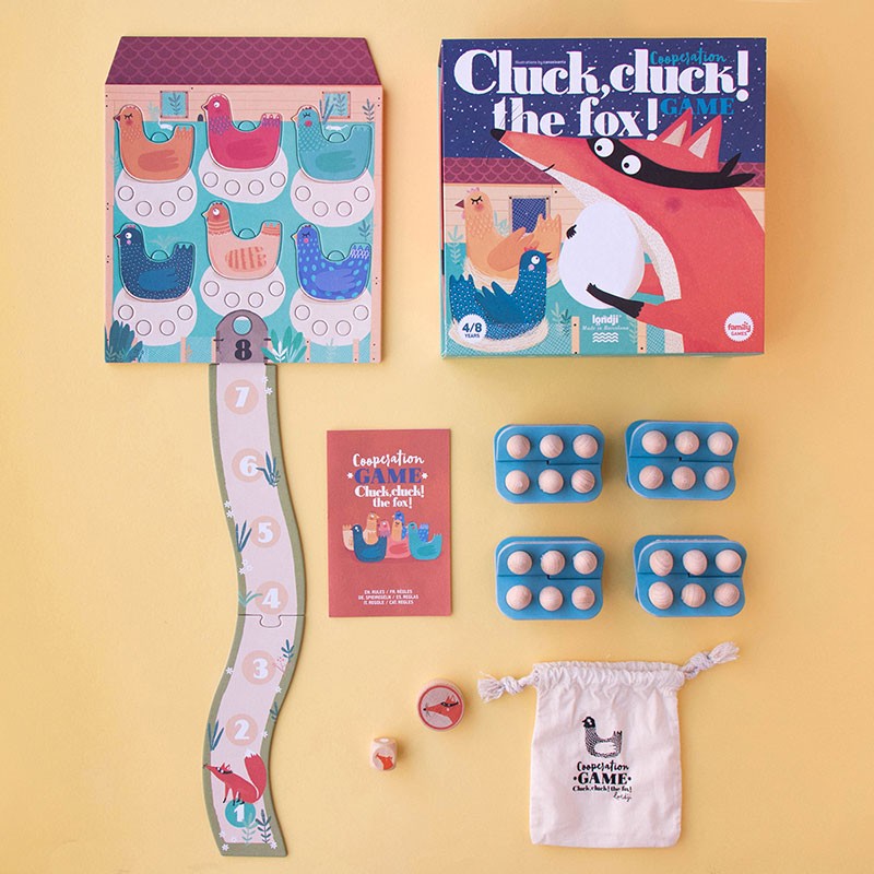 Spēle - Uzmanies, lapsa nāk! Cluck,cluck the fox, Londji, FG013U
