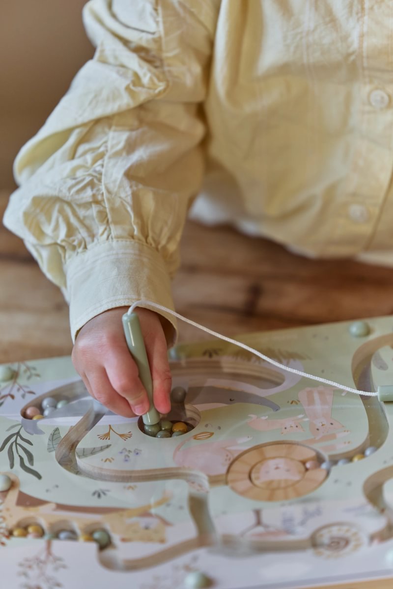 Magnētiskā spēle labirints Safari Friends, Magnetic Maze, Little Dutch, ld7464