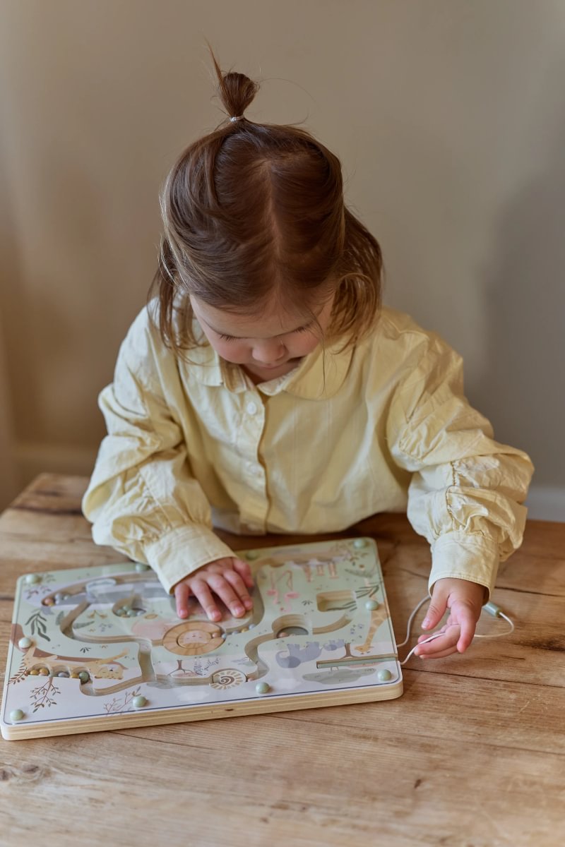Magnētiskā spēle labirints Safari Friends, Magnetic Maze, Little Dutch, ld7464