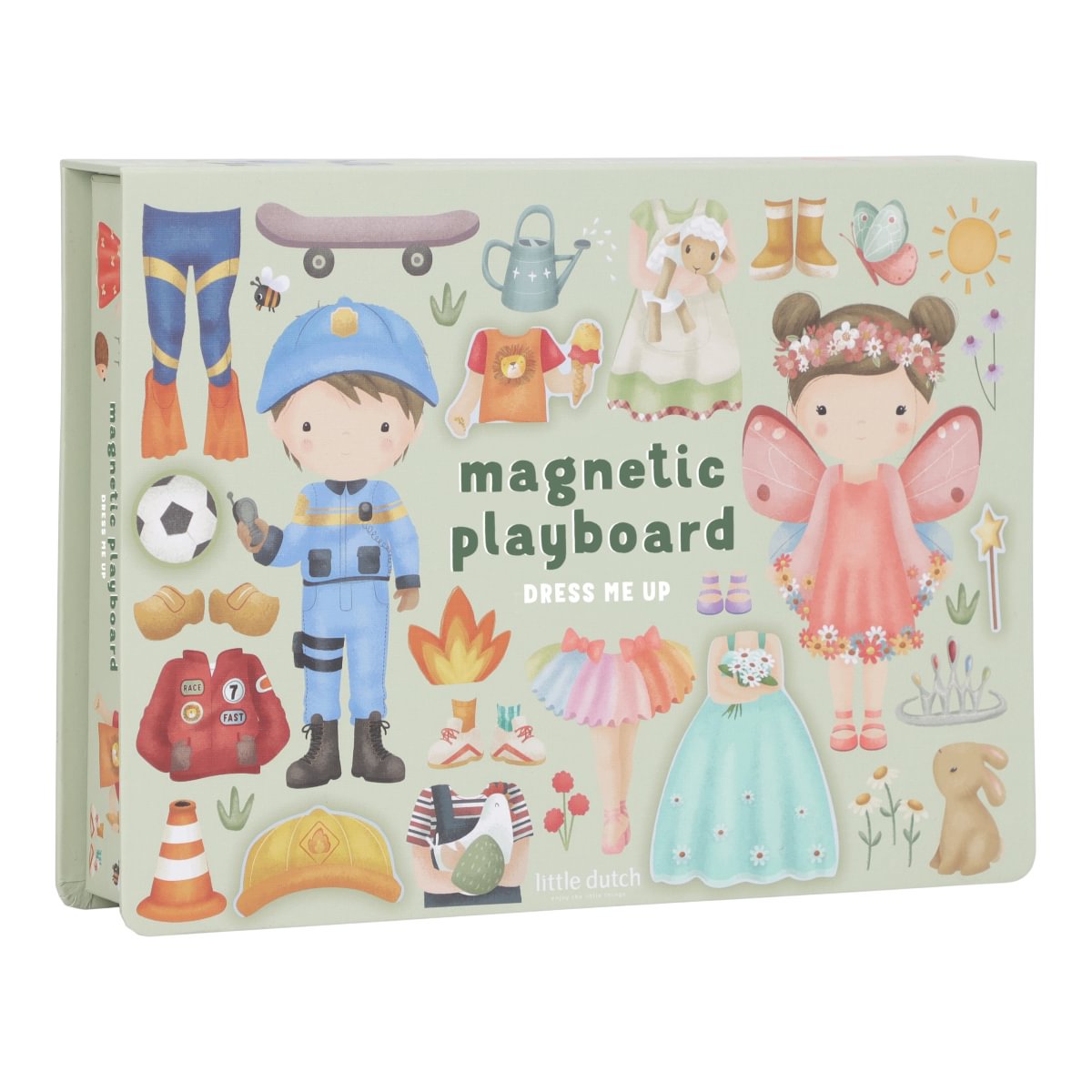 Magnētiskā spēle Dress Up Jim & Rosa, Magnetic Playboard, Little Dutch, LD4784