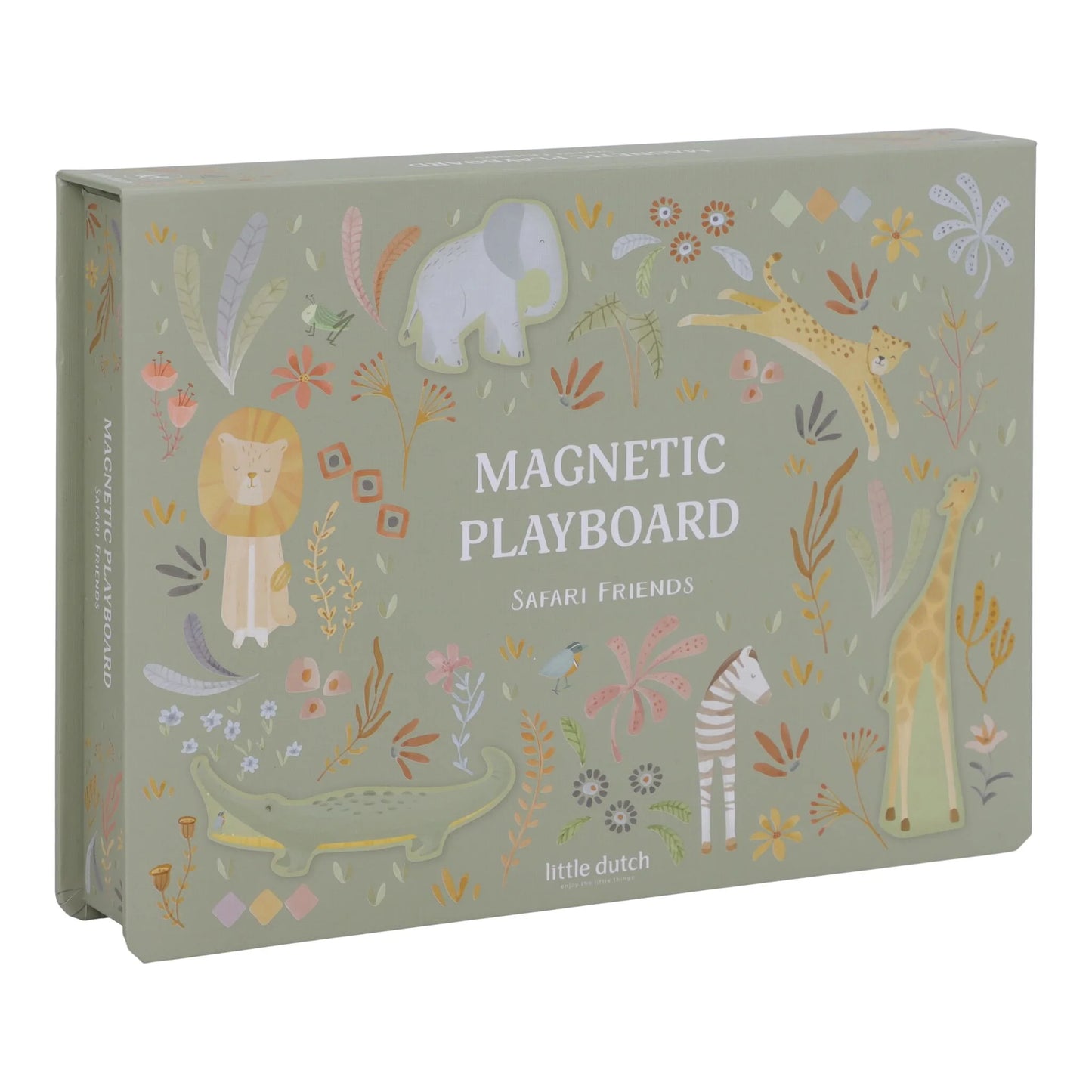 Magnētiskā spēle Safari Friends, Magnetic Playboard, Little Dutch, LD7453