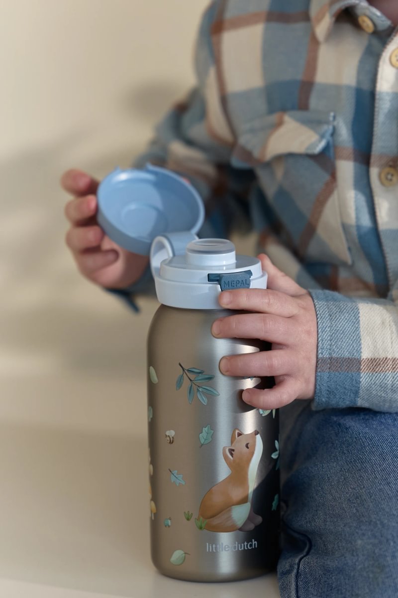 Bērnu ūdens pudele ar atveramu vāciņu Forest Friends, Flip Cap Water Bottle, Little Dutch, LD107489065408