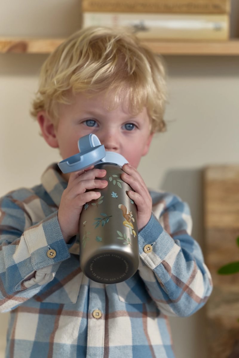 Bērnu ūdens pudele ar atveramu vāciņu Forest Friends, Flip Cap Water Bottle, Little Dutch, LD107489065408