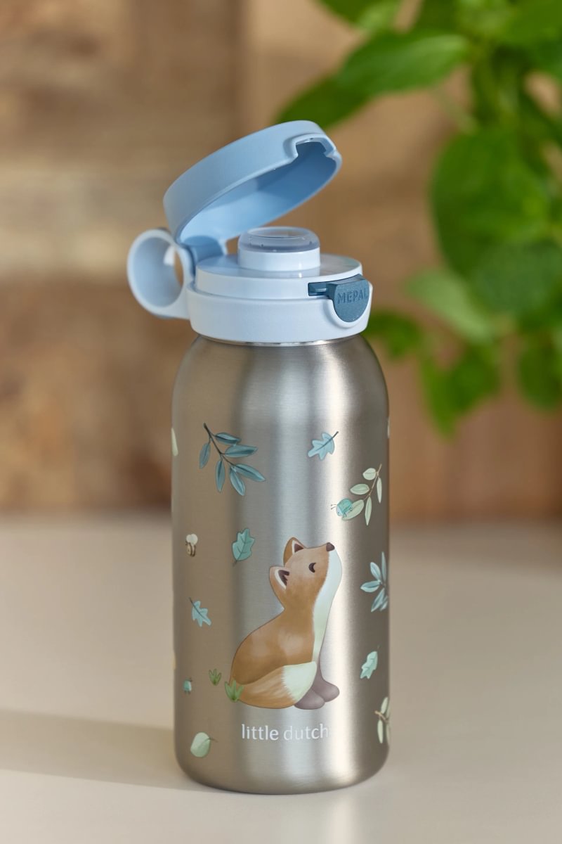 Bērnu ūdens pudele ar atveramu vāciņu Forest Friends, Flip Cap Water Bottle, Little Dutch, LD107489065408