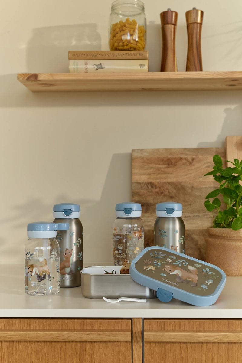 Bērnu ūdens pudele ar atveramu vāciņu Forest Friends, Flip Cap Water Bottle, Little Dutch, LD107489065408
