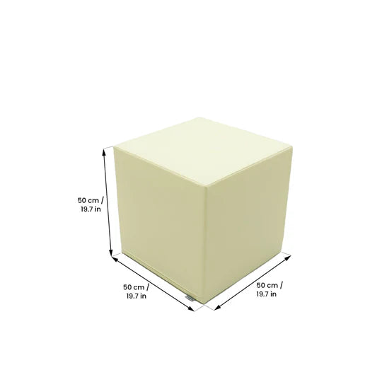 Liels kubs XL Mega Cube Building Block Soft Play, IGLU - ziloņkaula, BK_HX_19A