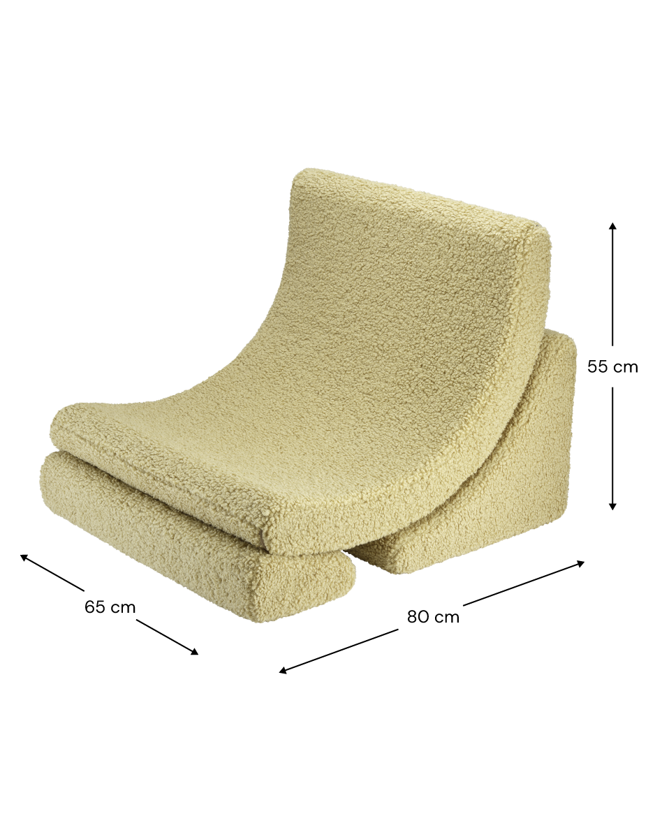 Lounge fotelis Matcha Moon Chair, Wigiwama