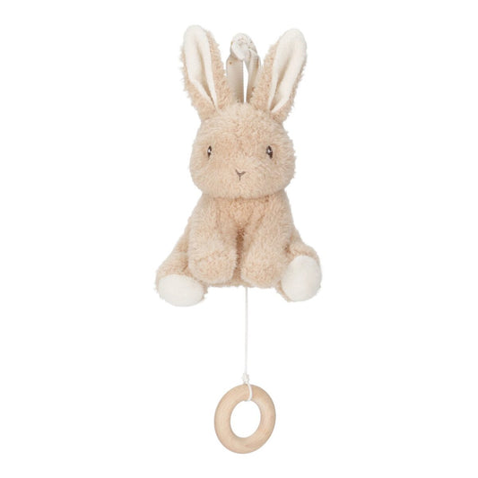 Muzikālā rotaļlieta Zaķītis Newborn Naturals, Music Box Baby Bunny, Little Dutch