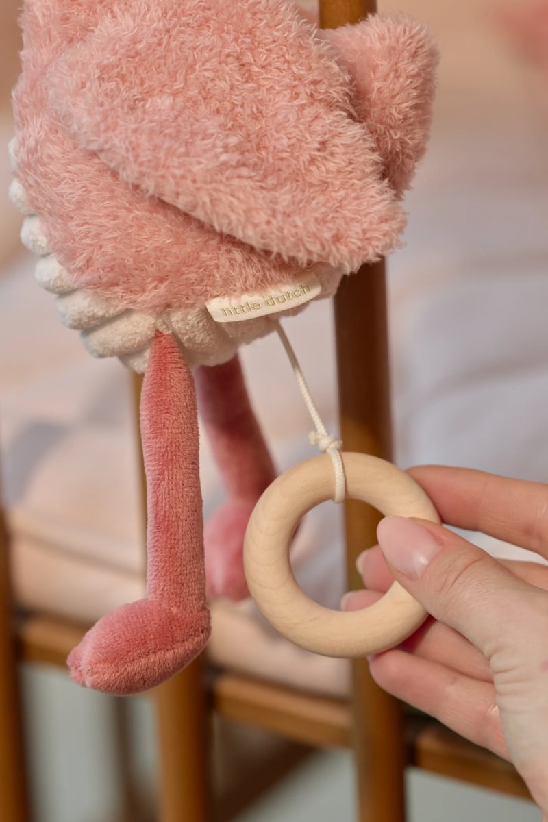Muzikālā rotaļlieta Flamingo Safari Friends, Music Box, Little Dutch, Artikuls: LD8306