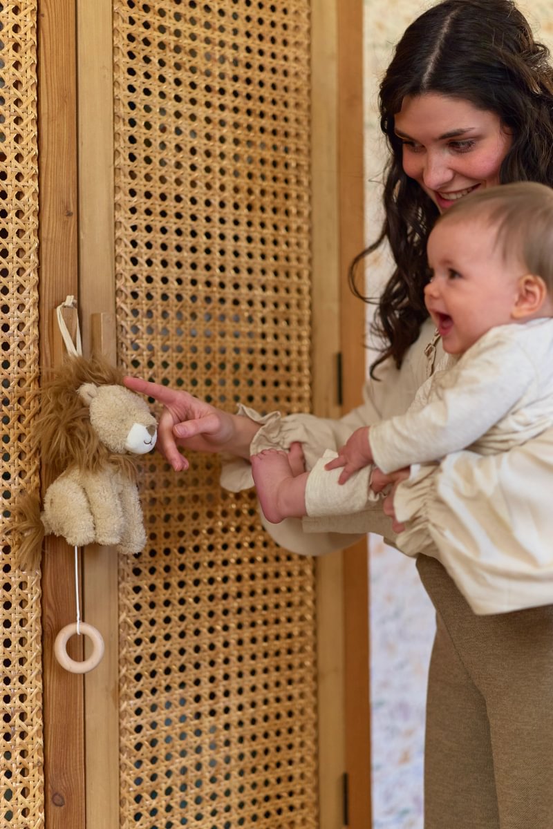 Muzikālā rotaļlieta Lauva Safari Friends, Music Box Lion, Little Dutch, ld8330