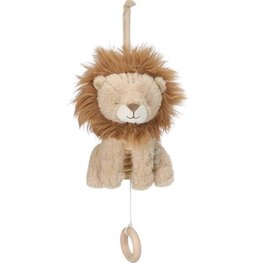 Muzikālā rotaļlieta Lauva Safari Friends, Music Box Lion, Little Dutch, ld8330