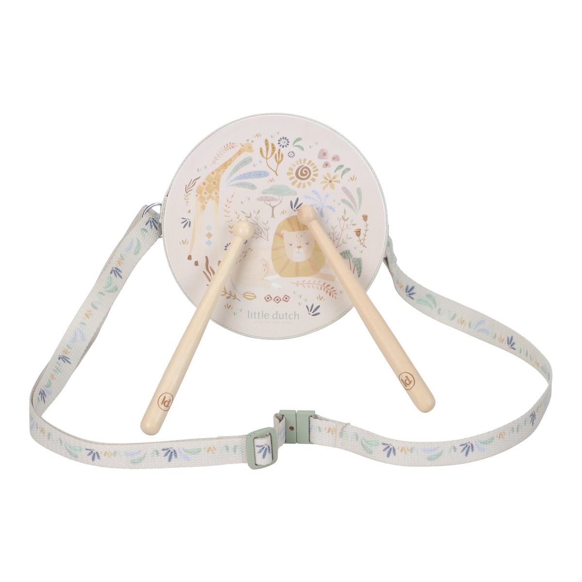 Bungas bērniem, Music Drum Set Safari Friends, Little Dutch, ld7472