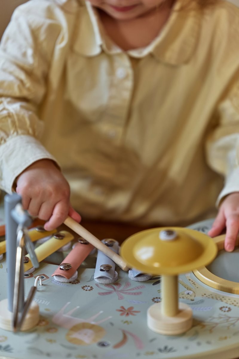Mūzikas instrumentu aktivitāšu galds, Music Table Safari Friends, Little Dutch, LD7478