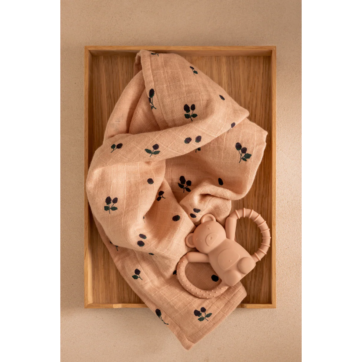 Muslīna autiņš, Lewis Muslin Cloth, Mini Berry / Pale Tuscany, Liewood, LW14907\2514