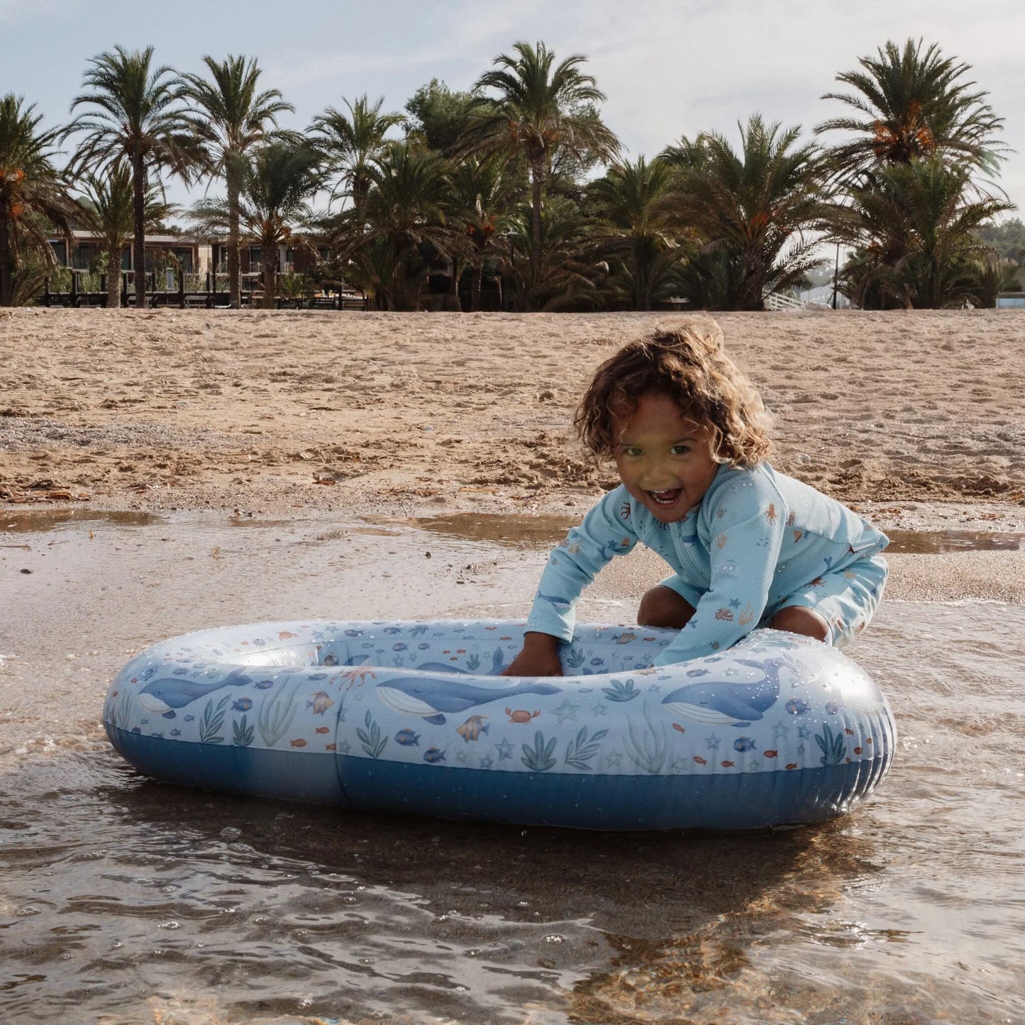 Piepūšamā laiva Ocean World Blue, Inflatable Boat, Little Dutch, LD2016380