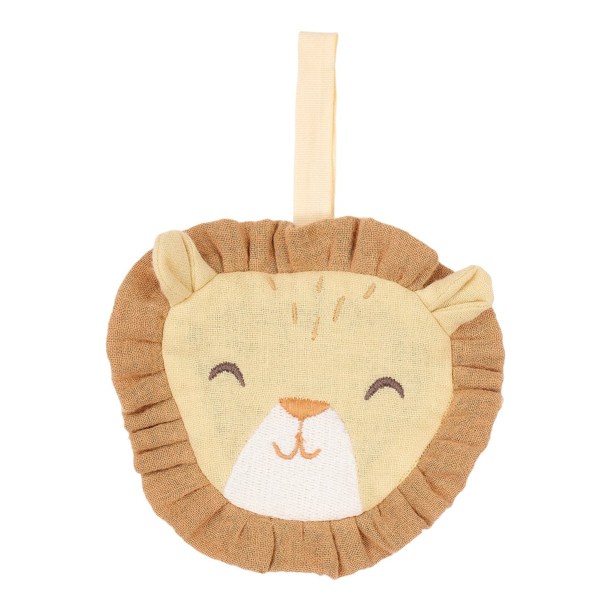 Mīļlupatiņa - knupīša turētājs Lion, Pacifier Cloth Safari Leo, Little Dutch, TE21226047
