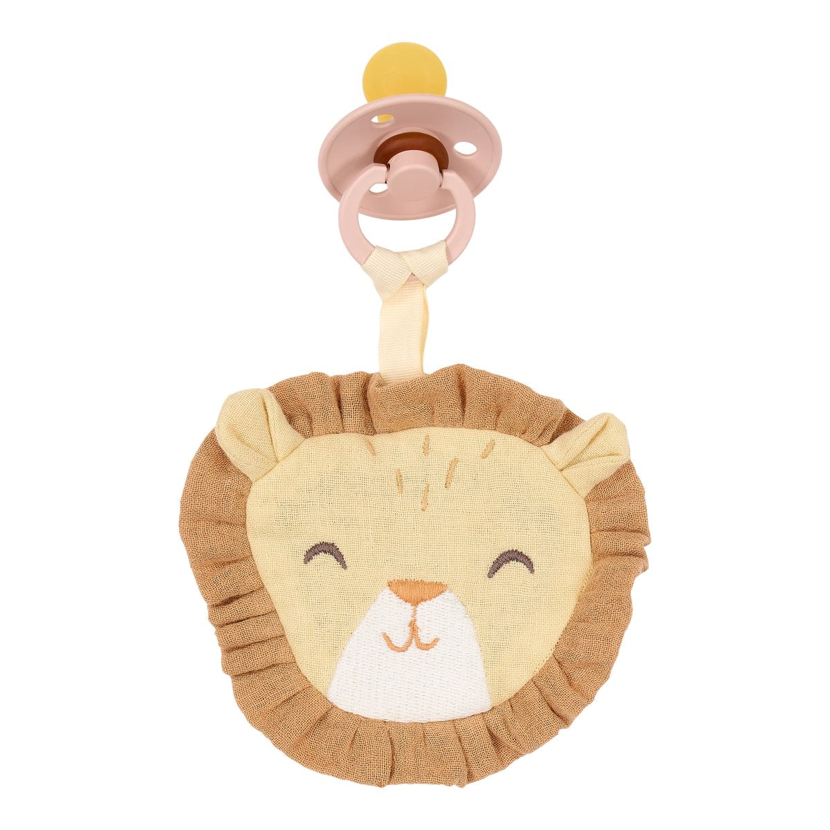 Mīļlupatiņa - knupīša turētājs Lion, Pacifier Cloth Safari Leo, Little Dutch, TE21226047