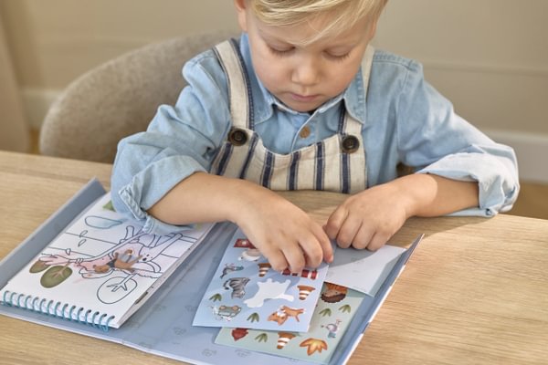 Ūdens krāsu radošais komplekts Jim & Vehicles, Water Paint Set, Little Dutch, LD126891