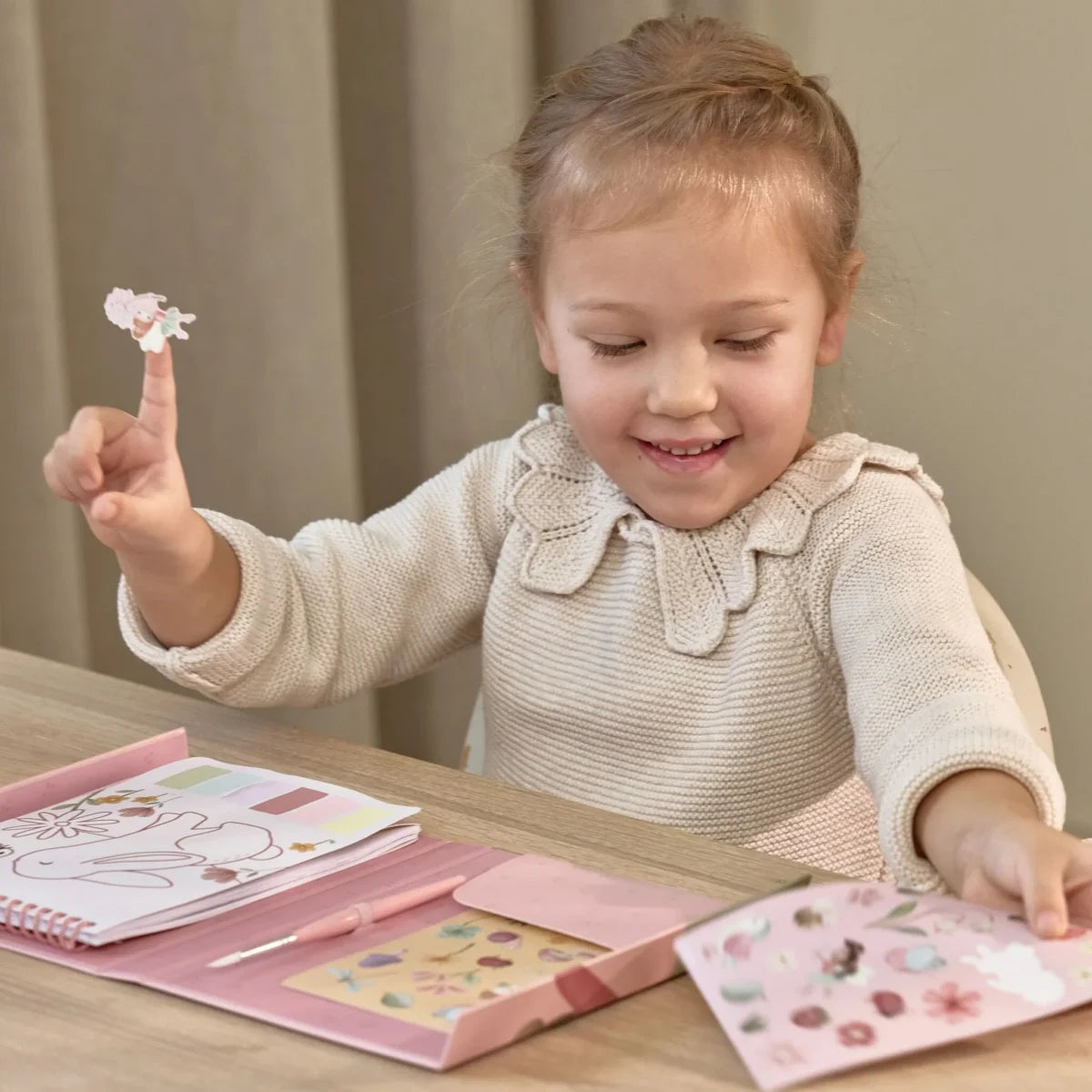Ūdens krāsu radošais komplekts Rosa & Fairy, Water Paint Set, Little Dutch, LD126890