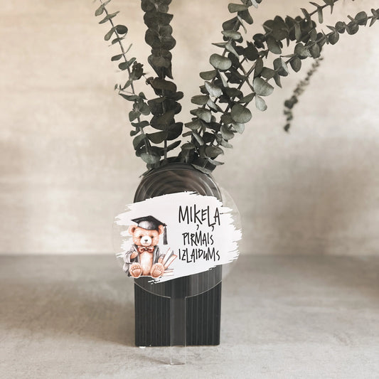 Bērnu dārza izlaidums - puisītim - personalizēts kūkas dekors - toperis, Veco Dēļu Dekors