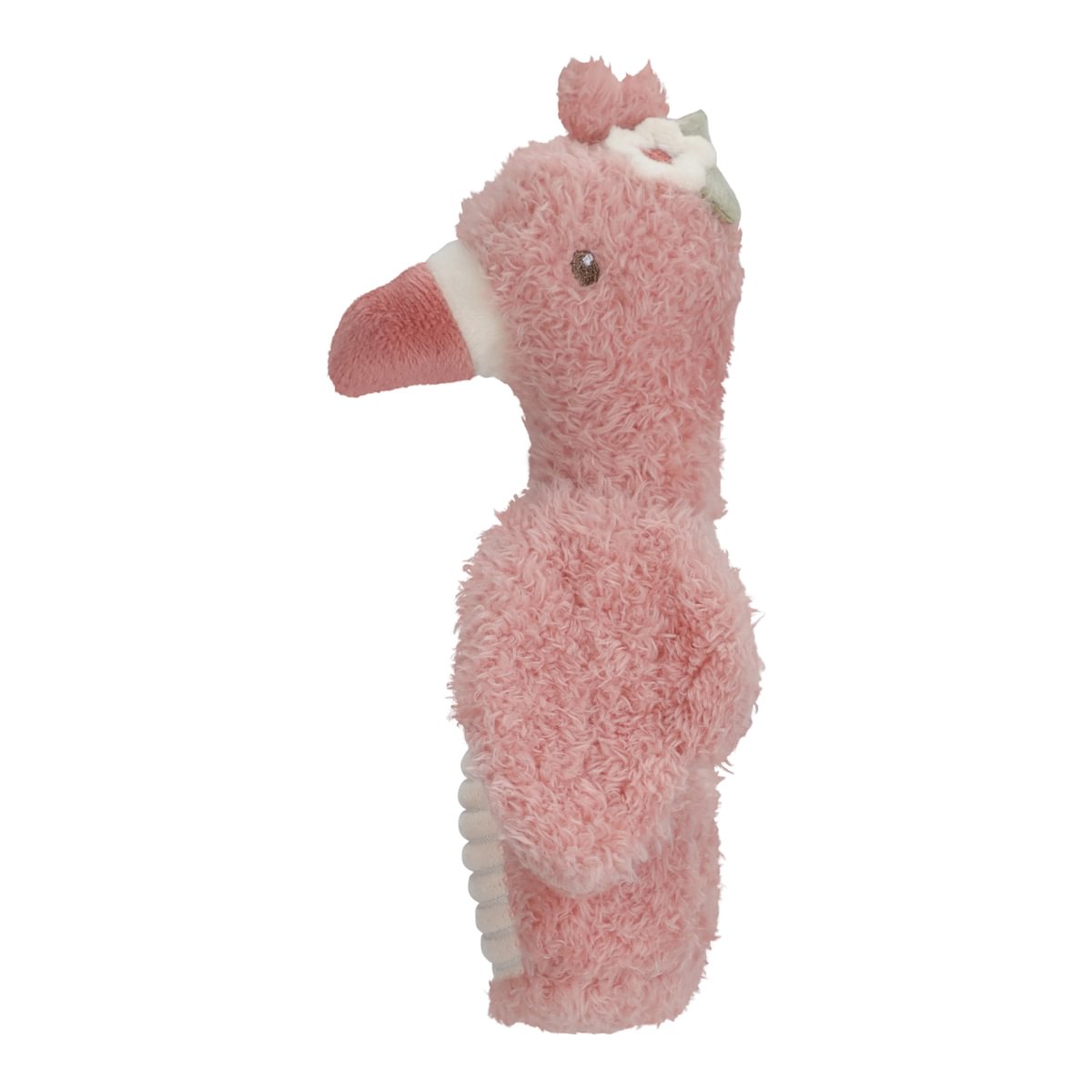Pīkstošs grabulis Squeeze Rattle Flamingo Safari Friends, LD8301