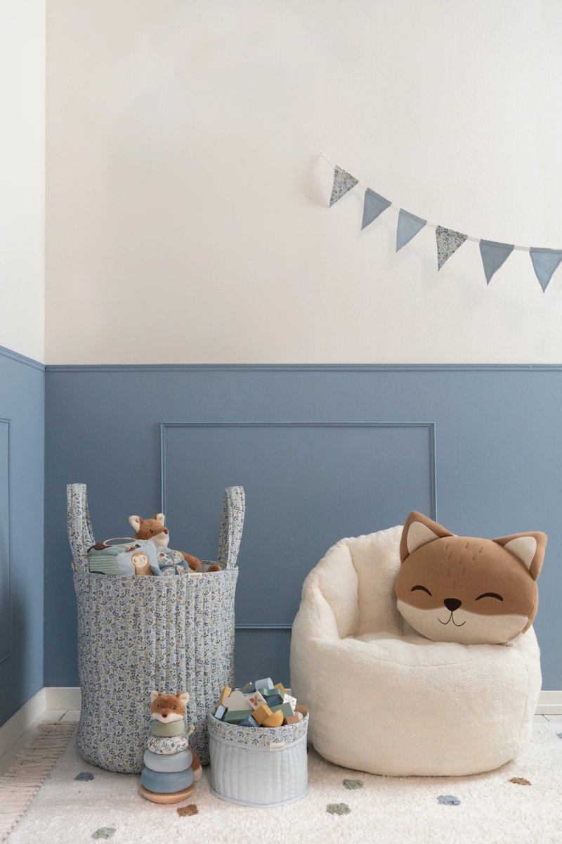 Dekoratīvs spilvens bērniem Lapsiņa, Knitted Cushion, Little Dutch, de10145030