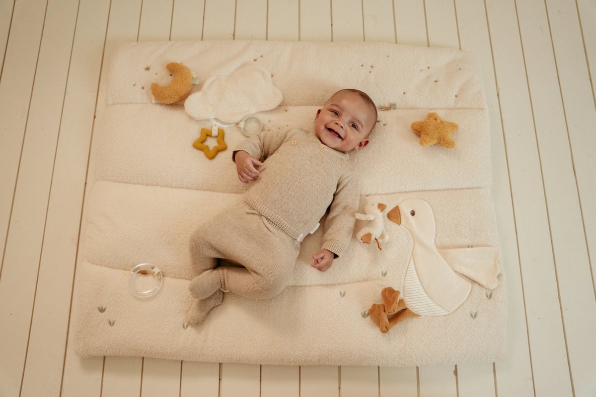 Aktivitāšu paklājiņš, Playpen Mat Newborn Naturals, Little Dutch, LD8408