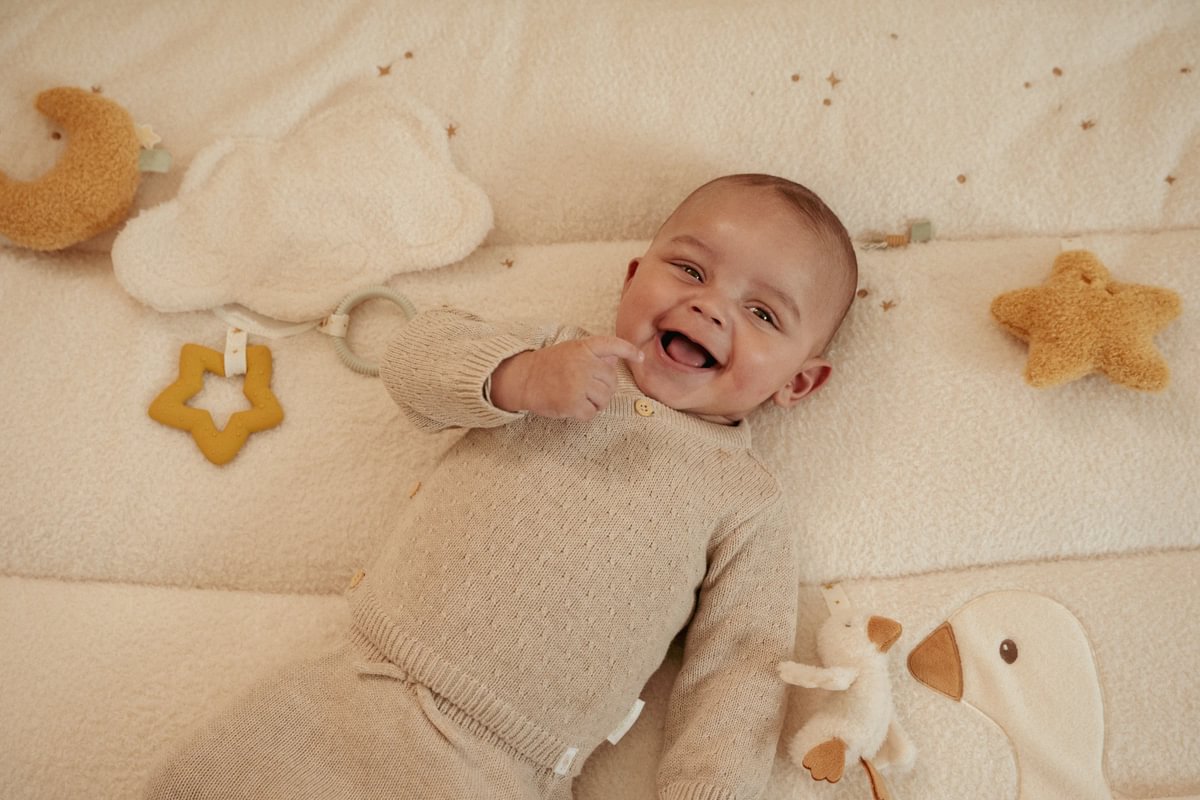 Aktivitāšu paklājiņš, Playpen Mat Newborn Naturals, Little Dutch, LD8408