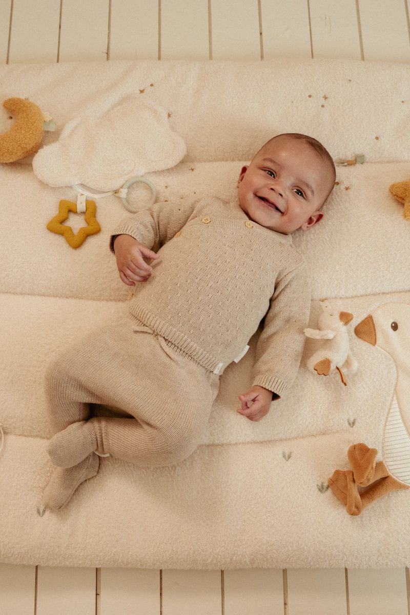 Aktivitāšu paklājiņš, Playpen Mat Newborn Naturals, Little Dutch, LD8408