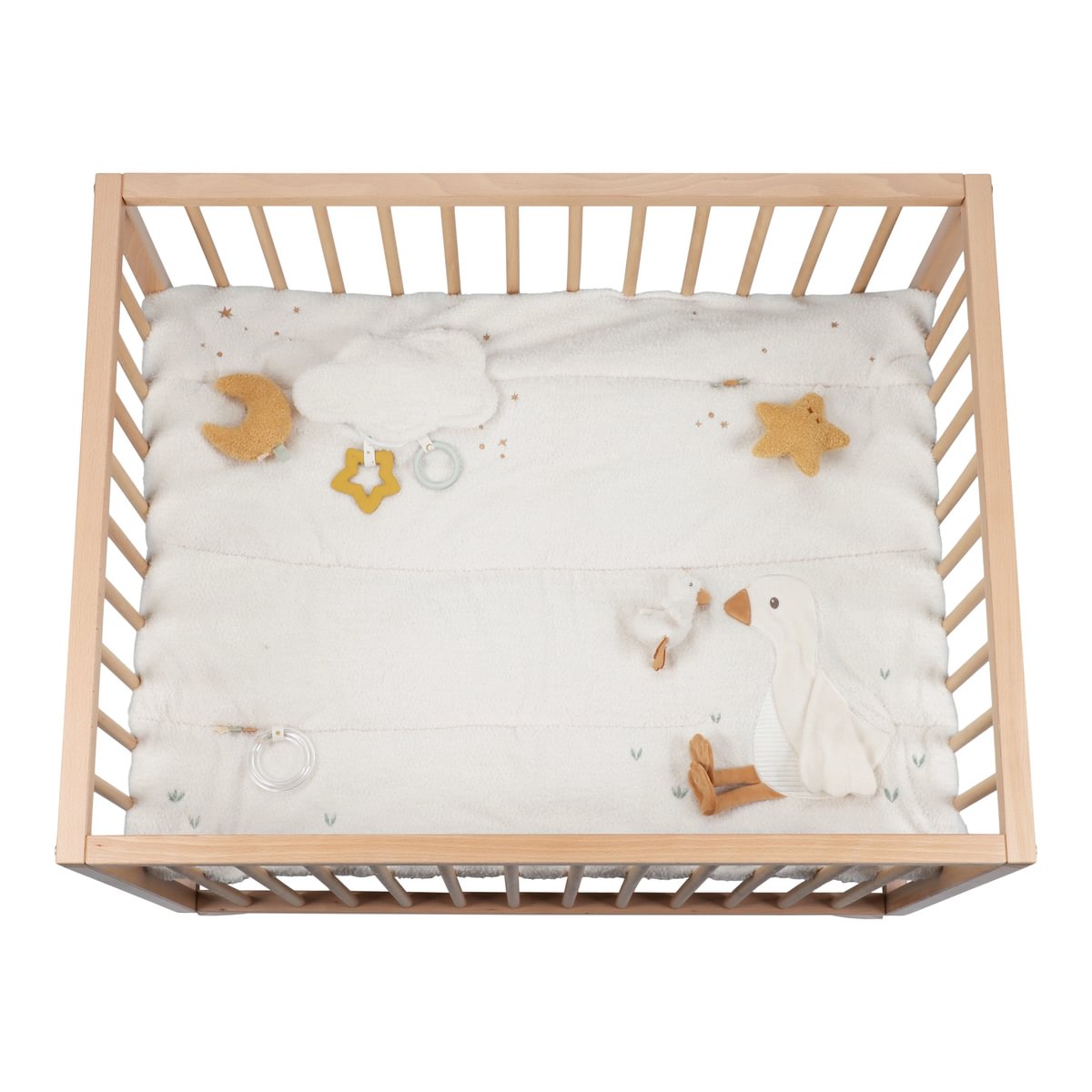 Aktivitāšu paklājiņš, Playpen Mat Newborn Naturals, Little Dutch, LD8408