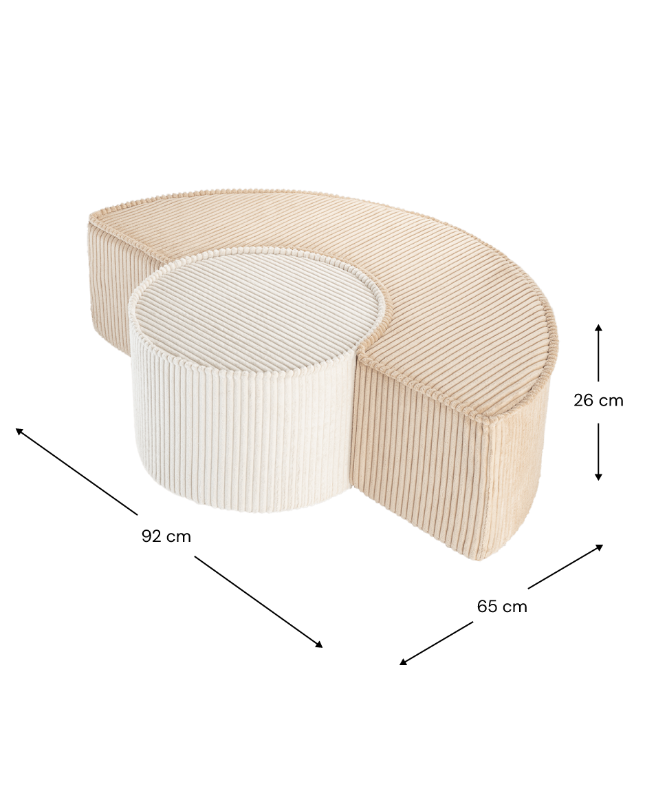 Pufs Brown Sugar Pouffe Set, Wigiwama