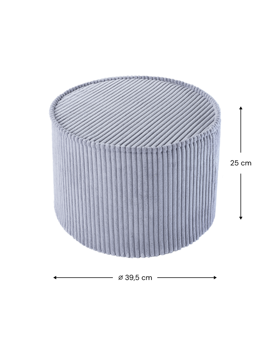 Pufs Blueberry Blue Pouffe, Wigiwama