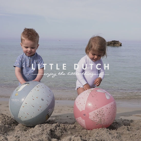 Video - Little Dutch pludmales rotaļlietas - laivas, riņķi, pūšļi, baseini un bumbas