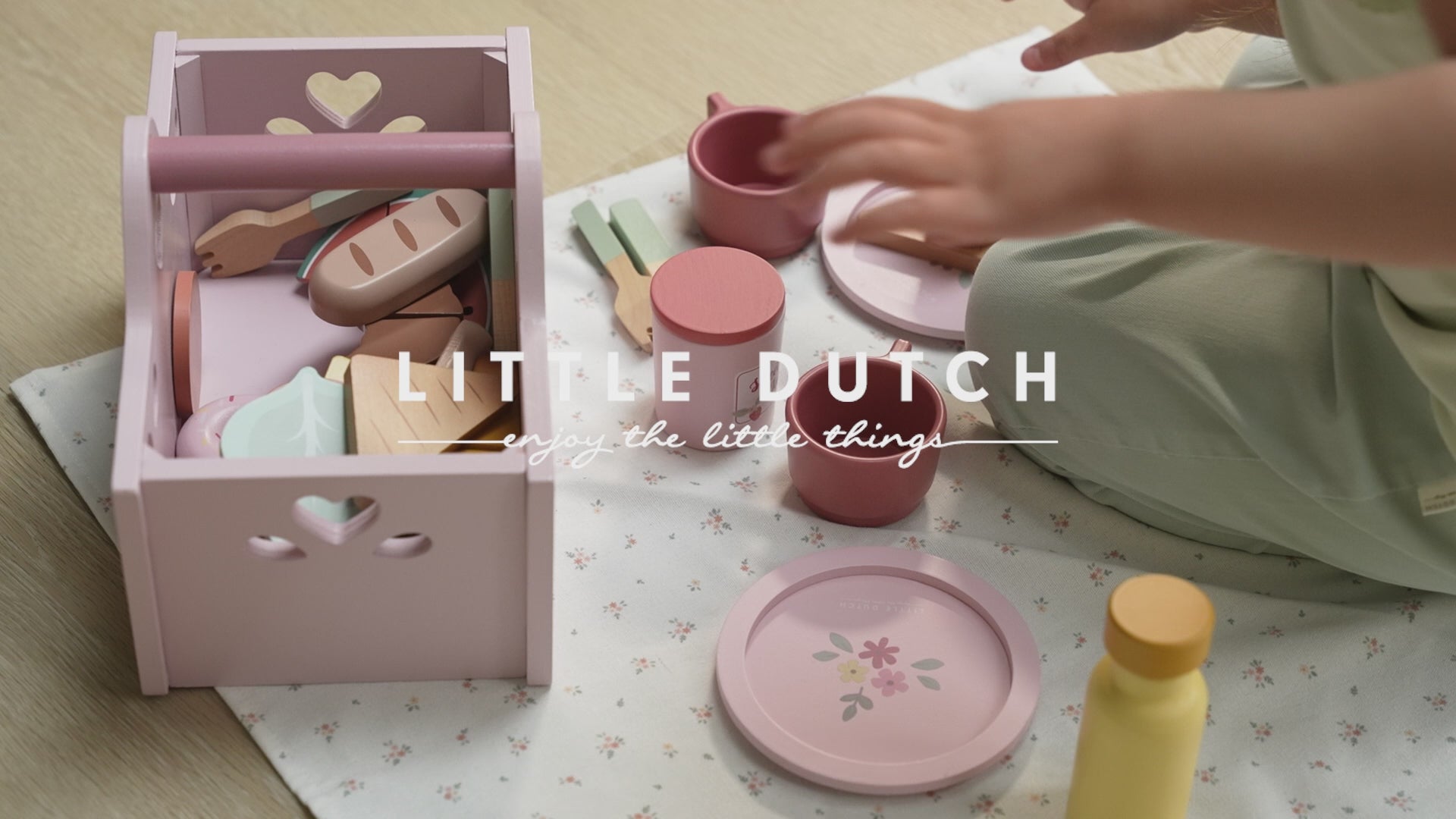 Video - Piknika komplekts, Picnic Play Set, Little Dutch, LD8025