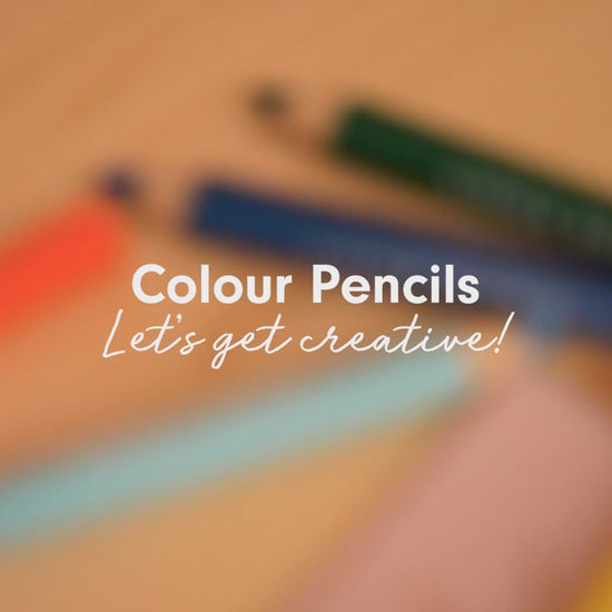 Video - Krāsainie zīmuļi + asināmais, Coloured Pencils + Sharpener, Little Dutch, LD120501