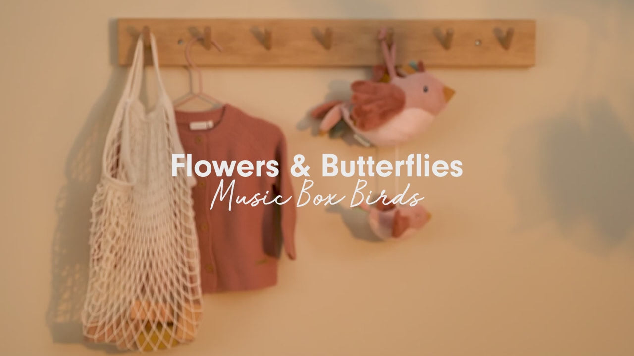 Video - Little Dutch Flowers and Buterflies Birds music box, muzikālā rotaļlieta, 8705