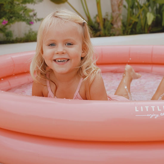 Video - Piepūšamais bērnu baseins Ocean Dreams Pink, Pool 150cm Little Dutch, LD2012391