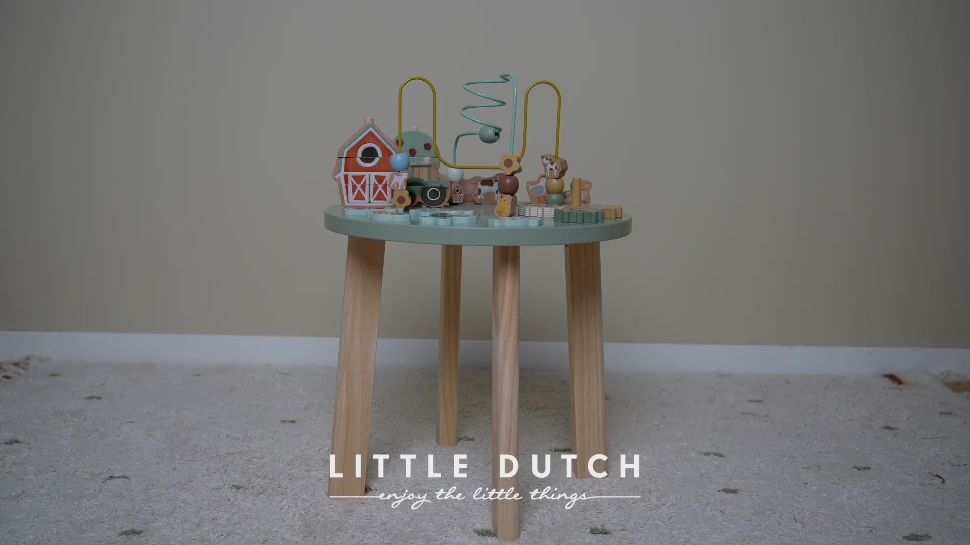 Video - Aktivitāšu galds Little Farm, Activity Table, Little Dutch, LD7141
