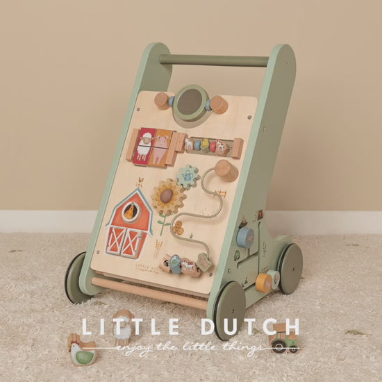 Video-Staigulis Little Farm, Multi Activity Baby Walker, Little Dutch, LD7132