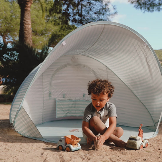 Video - Pludmales telts Fresh Greens, Pop-up Beach tent, Little Dutch, LD2012525