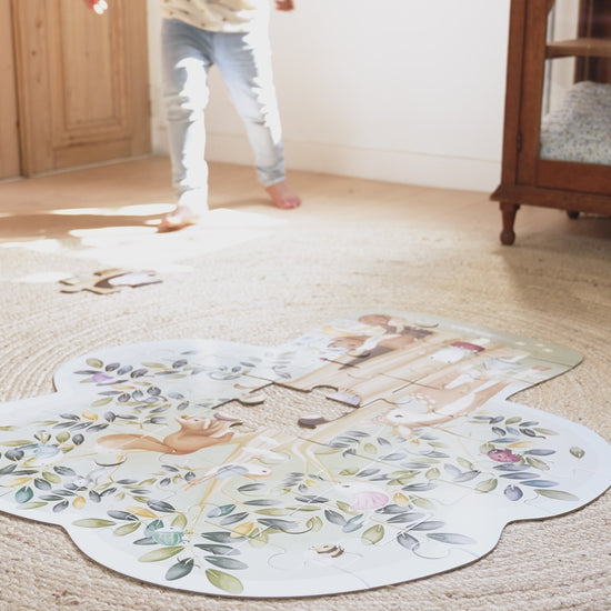 Video - Lielizmēra grīdas puzle Forest Friends, Floor Puzzle XL, Little Dutch, LD7250