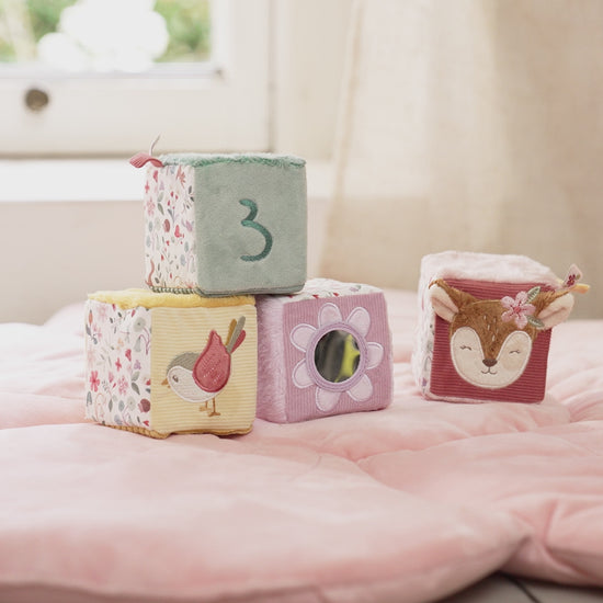 Mīkstie kubi Fairy Garden, Set of Soft Cubes, Little Dutch, LD9016