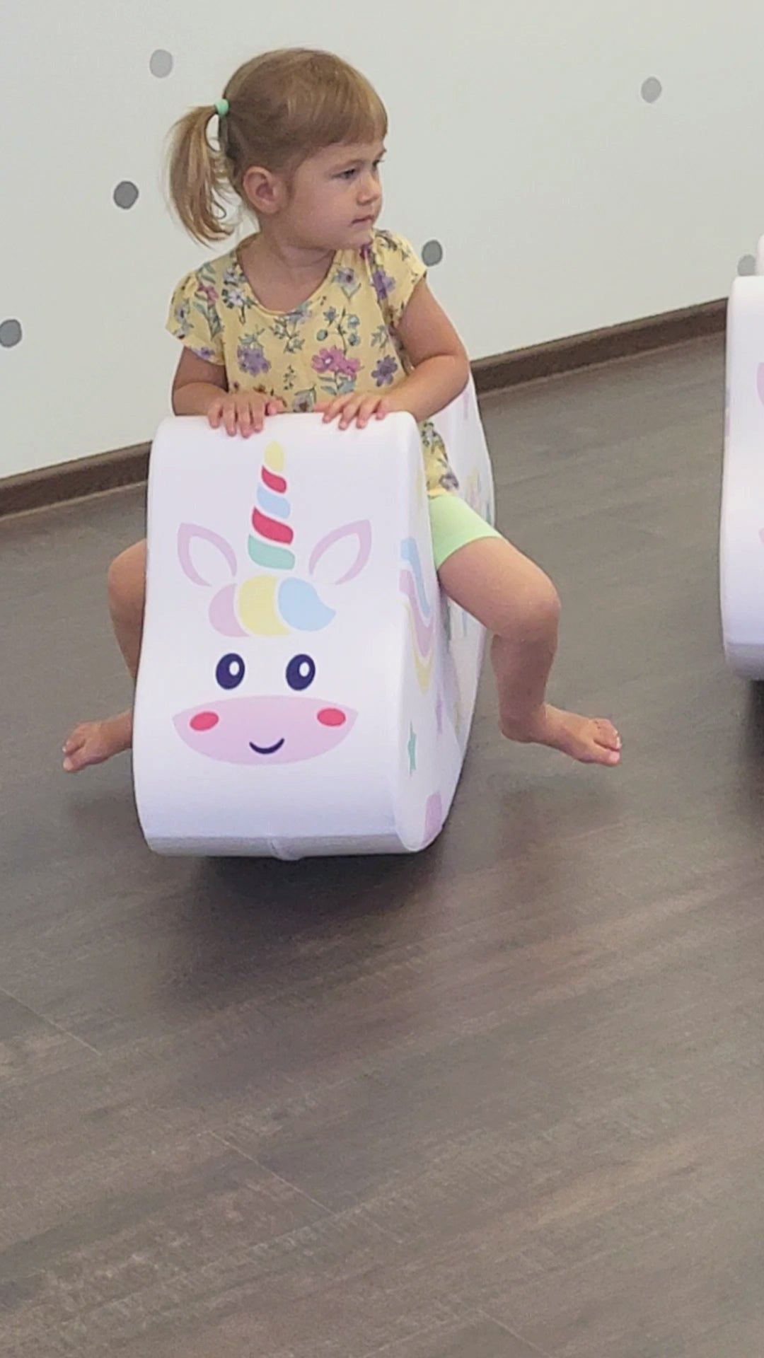Video-Šūpuļzirdziņš Vienradzis, Soft Play Rocker Unicorn, IGLU, IGLUSOFTPLAY_R_Unicorn_WHITE
