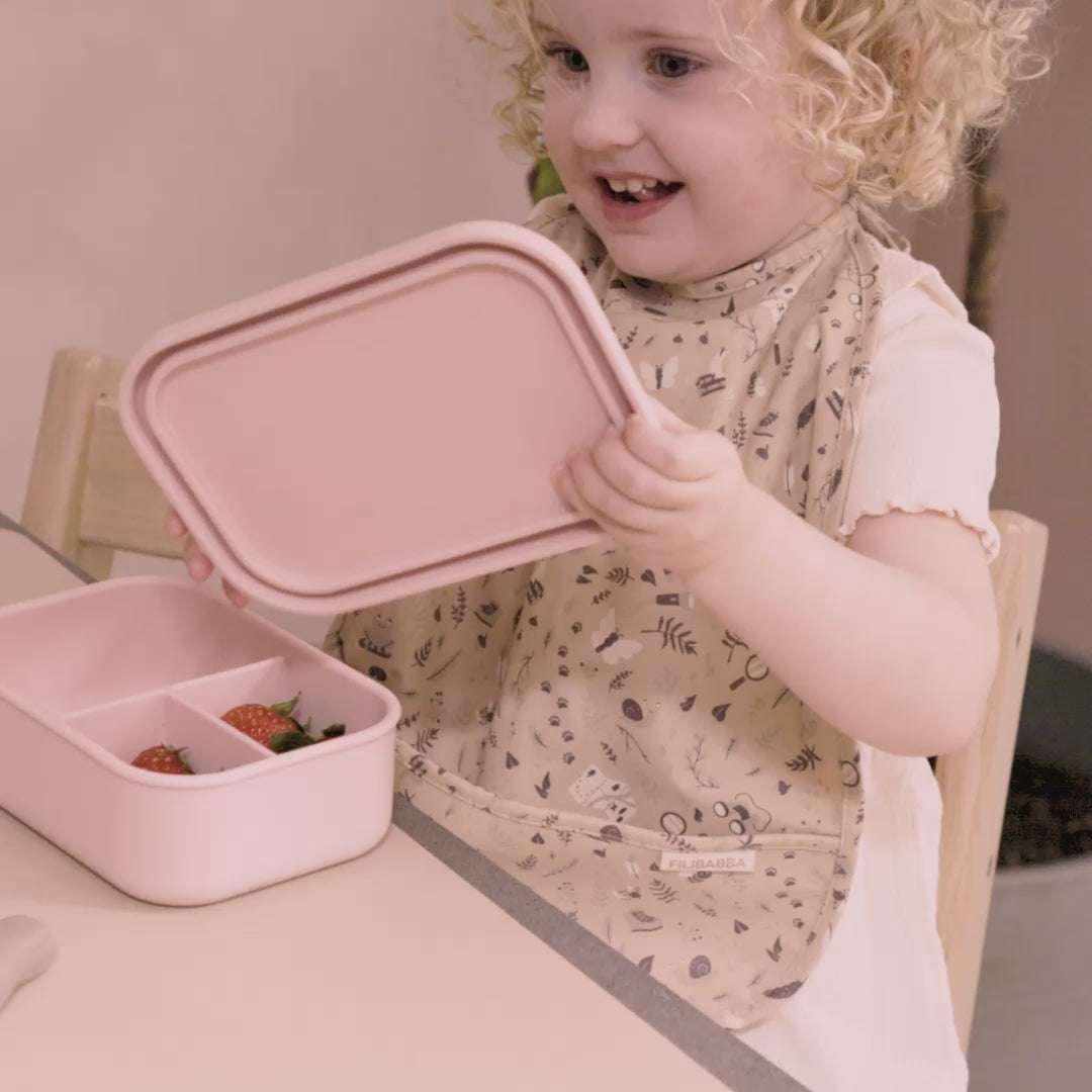 Video - Bērnu pusdienu kārba Lucky, Silicone Lunchbox, Filibabba, FI-03346