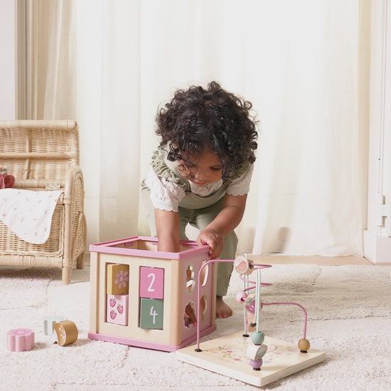 Video - Aktivitāšu kubs Fairy Garden, Activity Cube, Little Dutch, LD7331