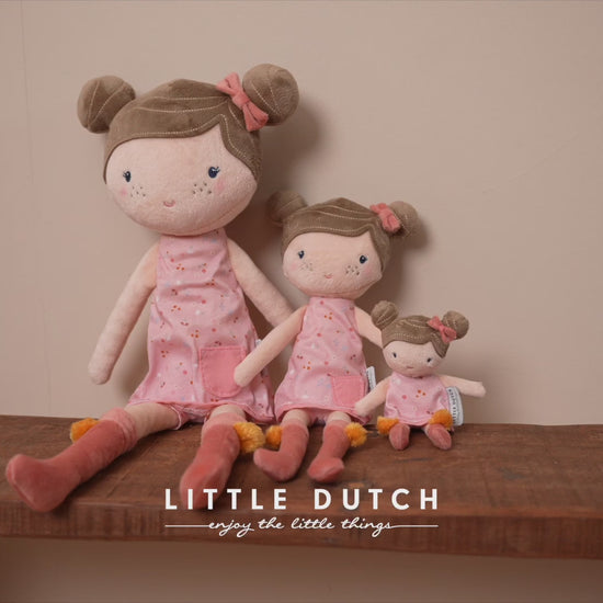 Lelle Doll Rosa dāvanu kastē 35cm, Little Dutch, LD4557 - video