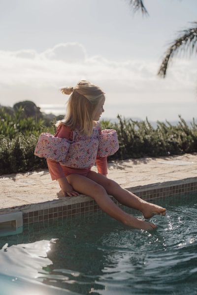 Peldveste ar uzročiem Dreamy Mermaid Swim Vest with armbands, Little Ducth, LD2016365